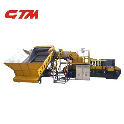 China Mushroom Farm Compost Block Press Machine for sale