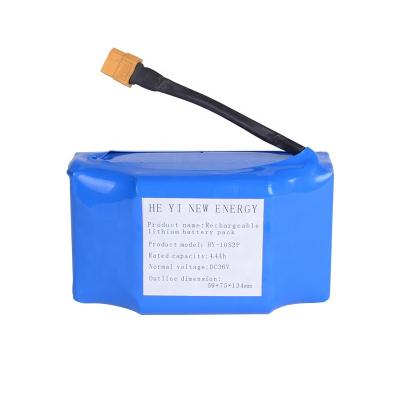 China 36V Custom 18650 Li-ion 36 Volt 10S2P 4.4Ah 158.4Wh Lithium Battery Electric Scooter Battery for sale