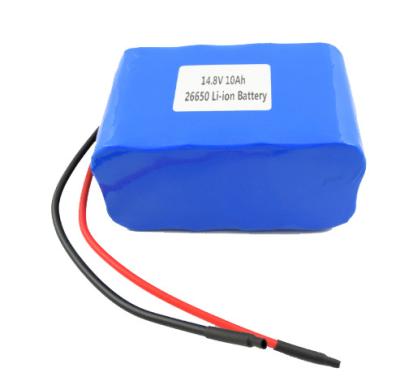 China Power Tools Batteries 14.8v 10Ah 26650 Li ion Battery Pack 55*70*110 mm for sale