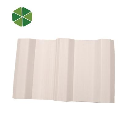 China 860 Mm Hot Proof Hollow Corrugated Wall Panel UPVC Roof Tile For Warehouse for sale