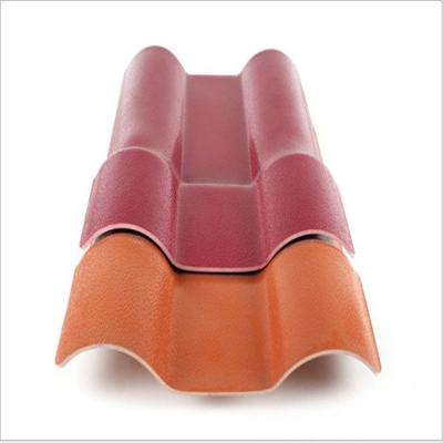 China 90mm/96mm Excellent Anti Corrosion ASA Plastic PVC Roof Tile , Lightweight PVC Plastic Sheet for sale