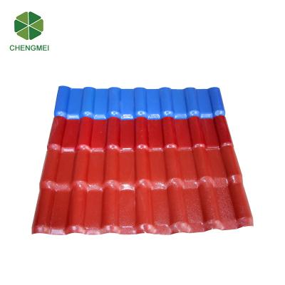 China 960mm ASA Building Materials Plastic PVC Roof Tile / New Technology Building Material / Synthetic Resin Roof Tile for sale