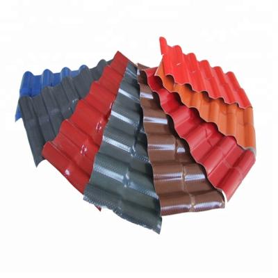 China 960 mm synthetic resin roof tile/ASA PVC roofing sheet/UPVC roof tile for sale