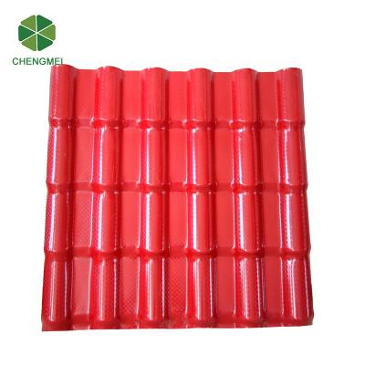 China Synthetic resin and ASA coated plastic roofing tile/ASA coated PVC roofing/UPVC roof sheet for sale