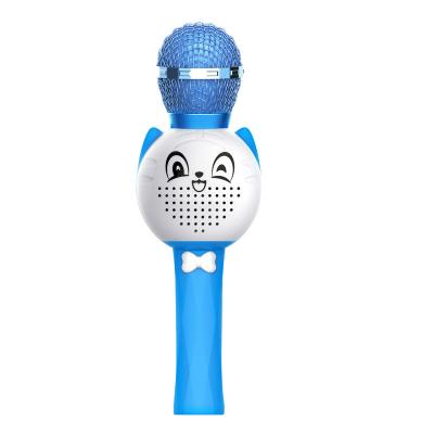 China Hotsell Wireless Children's Karaoke Handheld Microphone Cute Portable Microphone Wireless Noise Reduction Singing With Good Quality for sale