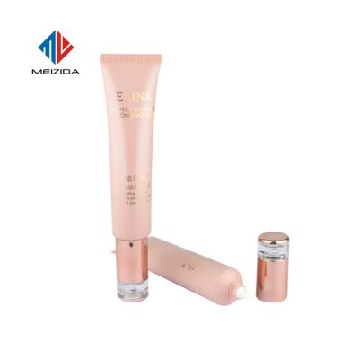 China New Pearl Pink Tubes Cosmetic Tubes Shiny Soft Liquid Base Cosmetic Packaging for sale