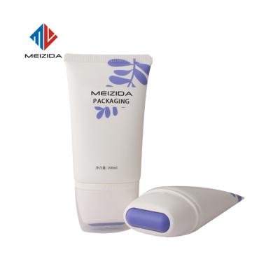 China Good quality cosmetic exported body lotion tube soft plastic skin care packaging with massage head for sale