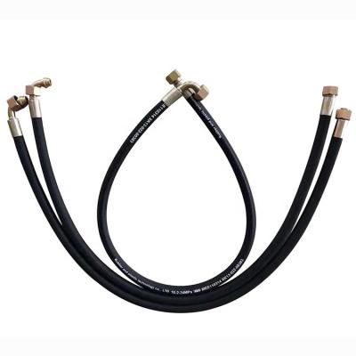 China Oil resistance Manufacturer's direct sales of steel wire winding flexible bendable rubber hydraulic oil hose for sale