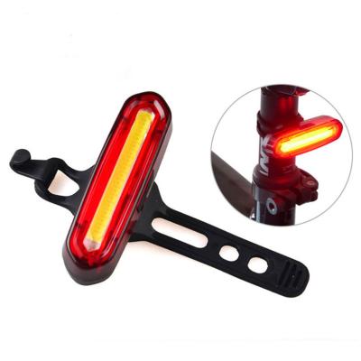 China Wholesale Popular Design ABS+PS Led Tail Safety Signal Strobe Red Long Time USB Rechargeable Bicycle Back Rear Warning Light for sale