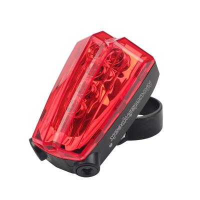 China ABS+PS Bike Cycle Bicycle Safety Accessories Recycling Lamp Laser Led Rear Tail Lights Set Accesorios Bicicleta For Easy Mount for sale