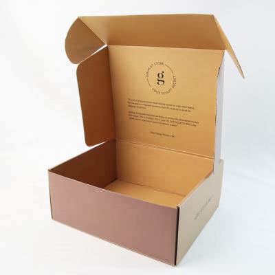 China Wholesale Custom Materials Factory Wholesale Hot Pink Recycled Airplane Box Courier Shipping Cardboard Double Sided Corrugated Packaging Box for sale