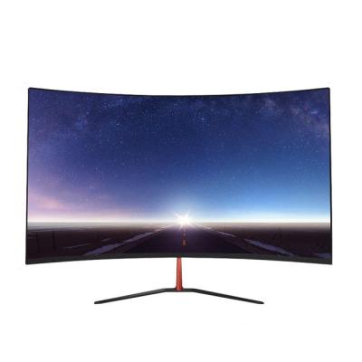 China Curved 24 Inch 1k Curved Screen Pc Monitor Narrow Boundary Led Monitor Smart Cheap LCD Desktop Monitor 60hz 75hz 144hz for sale