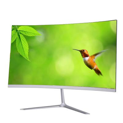 China Curved 2020 New Slim Full HD 1K,2k,4k 24 Inch IPS LED Panels Curved Frameless Computer Monitor for sale