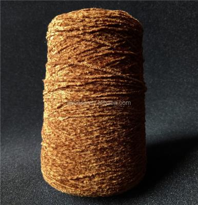 China Hot Sale 4.5Nm High Quality Polyester Chenille Anti-Static Yarn Fancy Knitting Yarn 100% Yarn With Small MOQ for sale