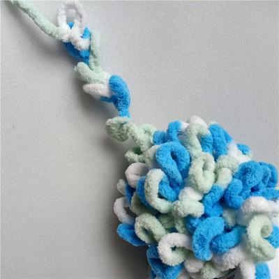 China Novelty Thread ECCESS Milk Yarn For Scarf Knitting Super Soft And Fancy Yarn Fluffy Beads Thread For Knitting Sweater for sale