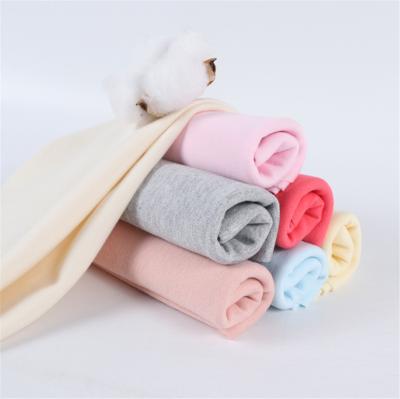 China Viable Baby Fabrics 100% Pure Cotton Fabric in Common Sale GOTS Light Colors Organic Cotton Fabric for Garment for sale