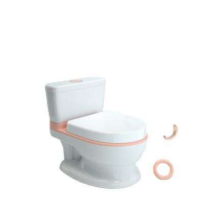 China Modern Fine Quality Plastic Portable Bathroom Cute Music Simulated Toilet For Kids for sale