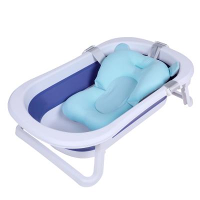 China New Arrival Latest Design Kids Baby Shower Tub Bath Cushion Portable Foldable Mat BBC-001 for sale