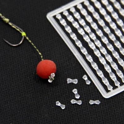 China Easy Get By Hair Loop SAMSFX 500PCS Carp Fishing Hair Stops For Fishing Float Baitstops Boilie Stops Clear Color for sale