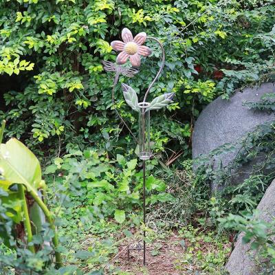 China Art Decor Liffy 2022 Garden Decor Customized Patio Decoration Rain Gauge Stake for sale