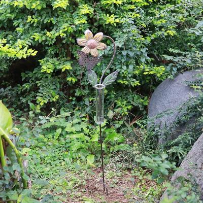 China Art Decor Liffy 2022 Garden Decor Customized Patio Decoration Rain Gauge Stake for sale