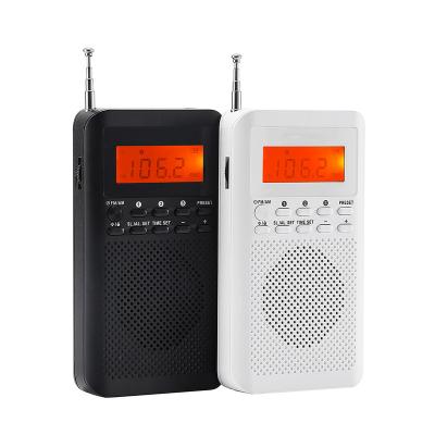 China Best Seller Two Band Digital Display PORTABLE Battery Operate AM FM Pocket Home Radio Radio for sale