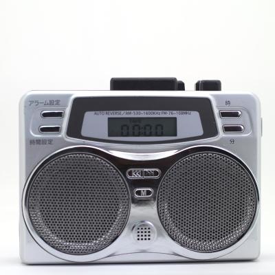 China With Function Factory Direct Recording Mp3 Music Player With Tf Card Walkman Alarm Clock Am Fm Cassette Tape Recorder for sale