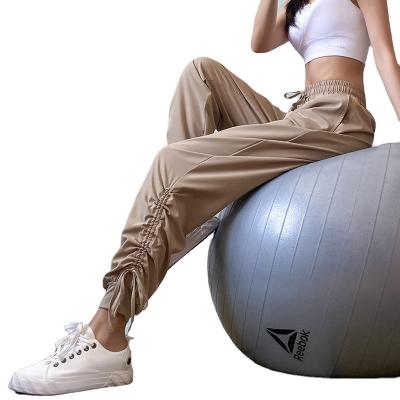 China Wholesale High Waist Anti-pilling Straight Tube Tied Legs Lightweight Slim Womens Sweatpants With Pocket for sale