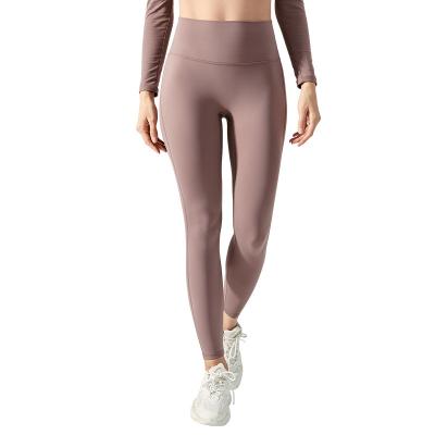 China Winter Sports Breathable Wholesale Women High Waist Microfleece Warm Yoga Pants for sale