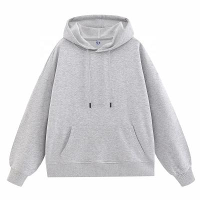 China Custom Blank Anti-wrinkle Embroidery Logo 260gsm Sublimation Plus Size Mens Polyester Plain Over Sized Hoodie Unisex Sweatshirts for sale