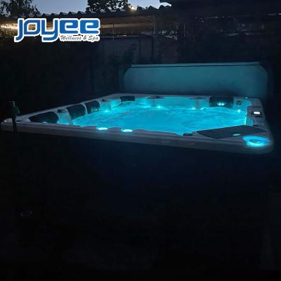 China JOYEE 6 People Modern European Luxury Balboa Garden Spa Hot Tub Acrylic Outdoor Whirlpool Bath With Jacuzzi for sale