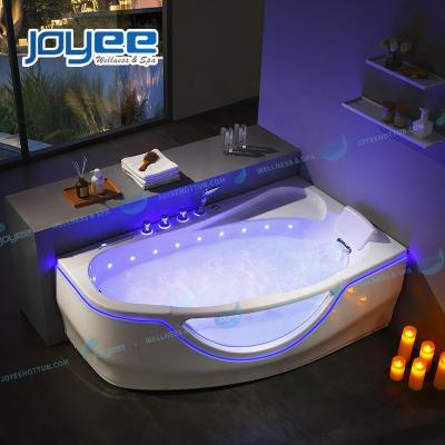 China JOYEE 1 small computer control people massage bathtub stained glass rim bathtus high quality acrylic whirlpool tub for sale for sale