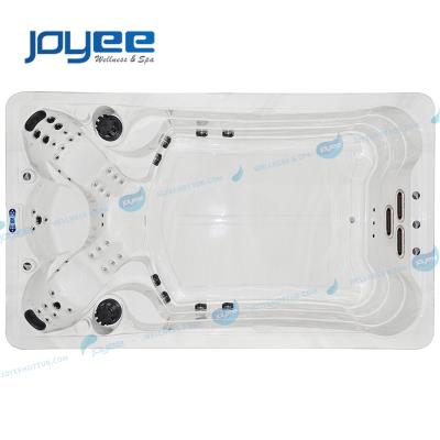 China JOYEE Modern Cheap Price 8 10 Person Bath Spa Balboa Hot Tub Outdoor Garden Swimming Pool With Hydro Jets for sale