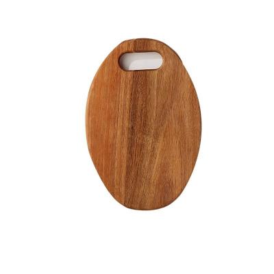 China Custom Wooden Chopper Viable High Quality Wooden Cutting Plates With Handle Square Acacia Wood Cutting Board for sale