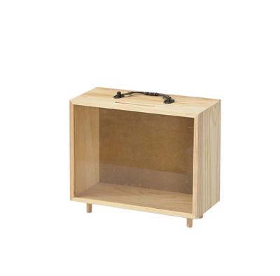 China Solid Stocked Hot Sale Outdoor Morden Luxury For General Wooden Leather Household Sundries Special Double Holder Wooden Box for sale