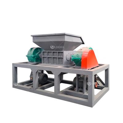 China Industry Double Shaft Iron Scrap Shredder Equipment Recycled Aluminum Brass Steel Scrap Metal Shredder Shredding Machine for sale