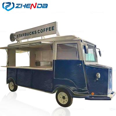 China Luxury Handmade Hot Selling America Ice Cream Truck Hamburger Carts Mobile Food Cart/Fast Food Mobile Food Trailer Bar for sale