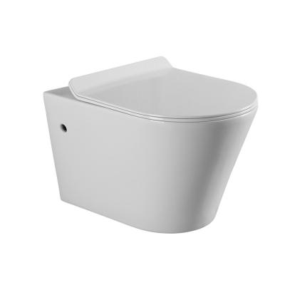 China Double-Flow Space Porcelain Sanitary Toiletries European Chest Of Drawer Backup Sanitary Toiletries White Ceramic WC Wall Hung Toilet for sale