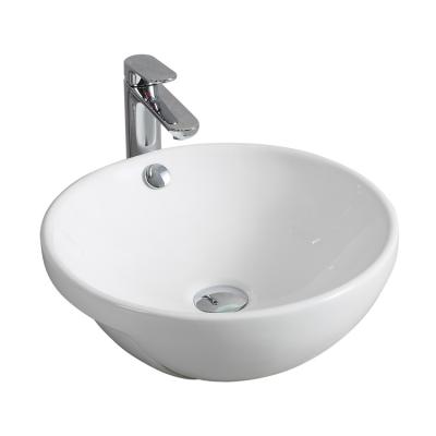 China High Temperature Ceramic Luxury Bathroom Ware Semi Recess Sanitary Basin Above Counter Bathroom Sinks for sale