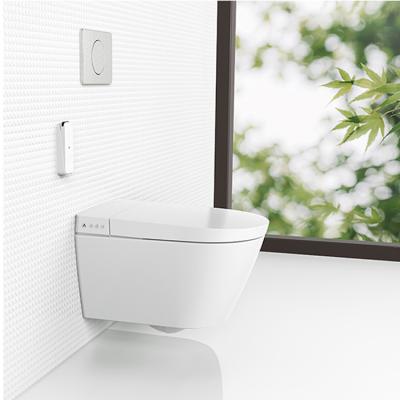 China Modern Ceramic Inodoros Smart Toiletries Automatic Operation Mode Bathroom WC Wall Hung Smart Toilet for sale