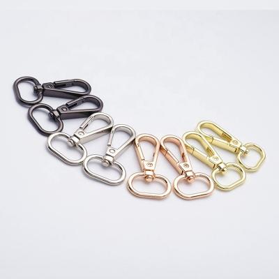 China Factory wholesale metal buckle hook key chain luggage electroplating accessories swivel hook alloy buckle dog leash hook metal do for sale