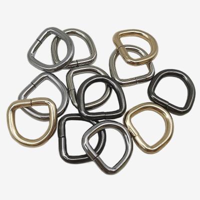 China Factory Wholesale Metal D-Ring Plated Metal D-Ring D-Ring Hanging Buckle, Metal D-Ring Accessories, D-Ring Metal D-Ring Iron R for sale