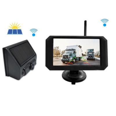 China 628px*582px. Wireless Solar Power Supply Digital Car Bus Van Lorry Truck Rear View Heavy Duty Reversing Camera Kit for sale