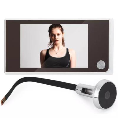 China 3.5 Inch Digital Talking Video Door Camera 120 Degree Angle Hole Viewer Eye Doorbell for sale