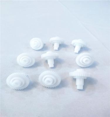 China Home Application POM Plastic Parts Customized Gears Plastic Worm Plastic Molded Parts for sale