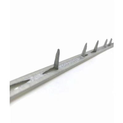 China 28 Upholstery Metal Back Tack Strip Sofa Bottoming And Edge Sealing Anti Nail for sale