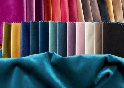 중국 Plain Solid Velvet Sofa Curtain Fabric Dyeing Silk Velvet Fabric 330gsm 판매용