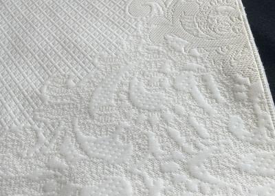 Κίνα 300gsm από το άσπρο Jacquard Jacquard βαμβακιού πολυεστέρα υφάσματος άσπρο ύφασμα προς πώληση