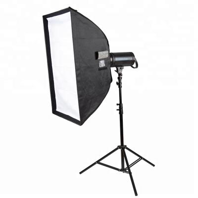 China Classic Design Soft Mount 50x70cm 60x90cm Universal Universal Strobe Rectangular Fabric Softbox With Grid for sale