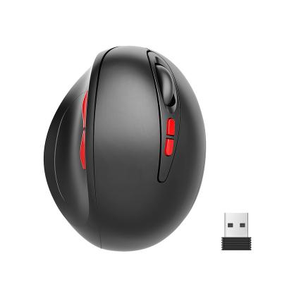 China 3D HXSJ T33 Ergonomic 3D Mouse 2400dpi Wireless Ergonomic Vertical Desktop Gaming 2.4G HZ Connected Mouse Cross Border Wholesale for sale